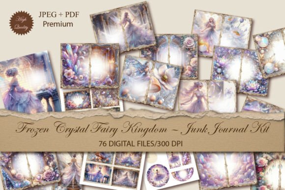 Frozen Crystal Fairy Kingdom Junk Journal: A Designer's Deep Dive