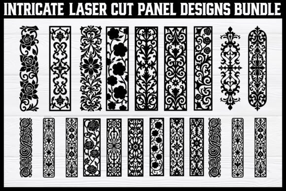 Intricate Laser Cut Panel Vector Bundle: Your Ultimate Design Asset