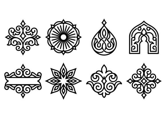 Islamic Geometric Ornament Vector SVG: Timeless Design for Modern Projects