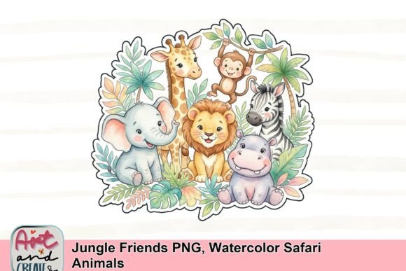 Jungle Friends PNG: Whimsy for Every Design