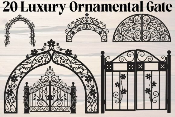 Timeless Craft: The Luxury Ornamental Gate Collection