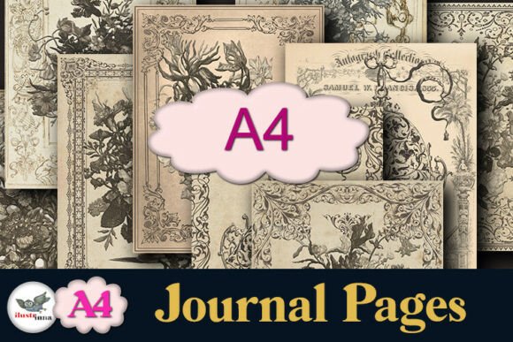 Timeless Elegance: Using Vintage Floral Journal Pages A4