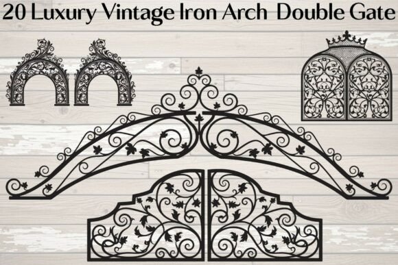 Timeless Iron Elegance for Your Creative Projects
